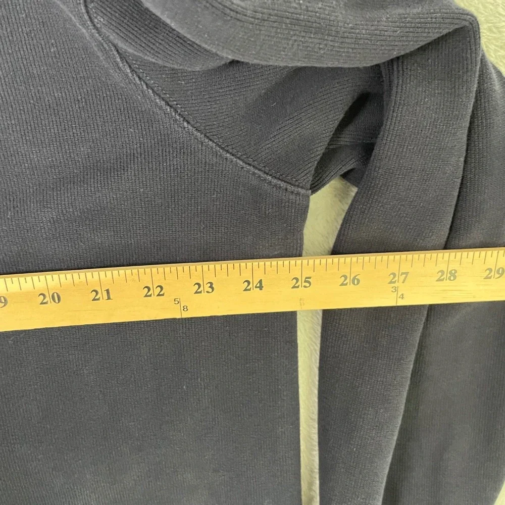 Polo Ralph Lauren Quarter‎ Zip Mens XL Navy Blue Cotton Pullover Sweater Preppy